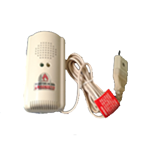 Detector de vazamento de gás com alerta sonoro e luminoso